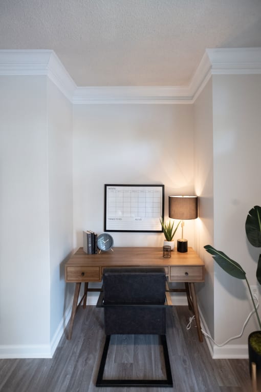 a home office with a desk and chair at Appling Lakes, Tennessee, 38016