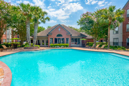 our apartments offer a swimming pool  at The Aster Sugar Land, Texas