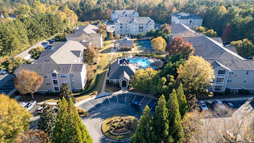 A bird's eye view at Henley at Mirror Lake, Villa Rica