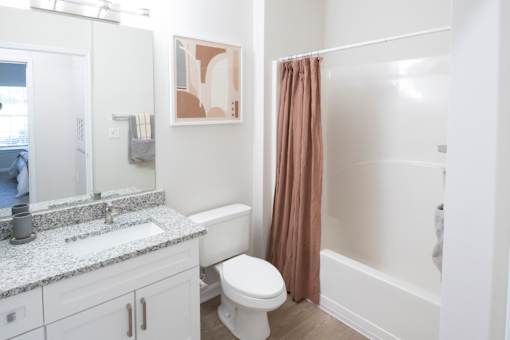 Bathroom With Bathtub at Henley at Mirror Lake, Villa Rica, Georgia