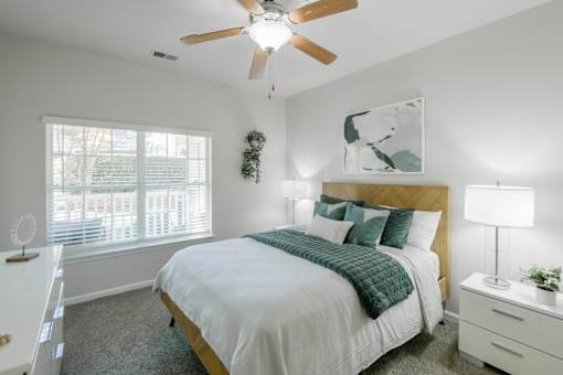 White Bedroom at Henley at Mirror Lake, Villa Rica, Georgia