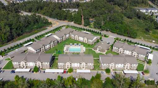 Bird's eye View of Apartment Complex at McKenzie Park Apartments, Arkansas, 72223