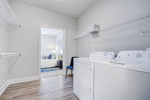 Laundry Room at McKenzie Park Apartments, Little Rock