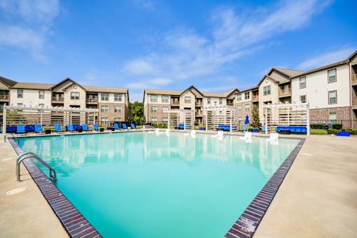 Breezy Clear Blue Pool at McKenzie Park Apartments, Little Rock, Arkansas