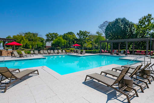 Pool With Lounge Chairs at Parc 1346, Tennessee