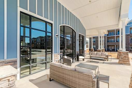 Outdoor Patio at The One at Spartanburg, Spartanburg