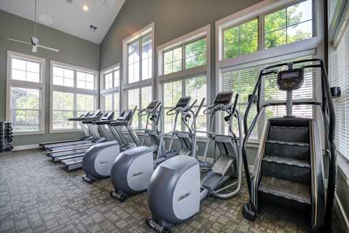 Cardio machines at The Ridge at Chenal Valley Apartments, Arkansas, 72223