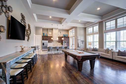 Modern Game Room at The Ridge at Chenal Valley Apartments, Little Rock, AR
