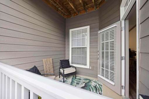 Balcony at The Shallowford Apartments, Chattanooga, 37421