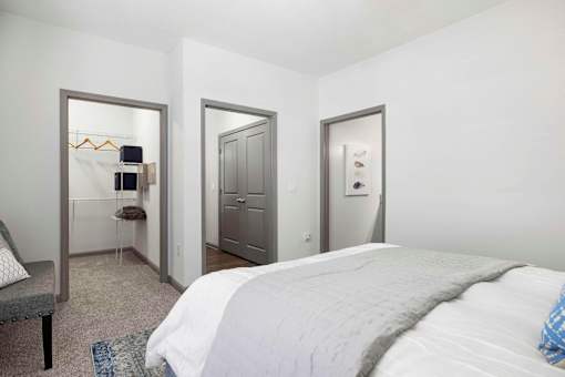 Large Comfortable Bedrooms With Closet at The Shallowford Apartments, Chattanooga, TN 37421