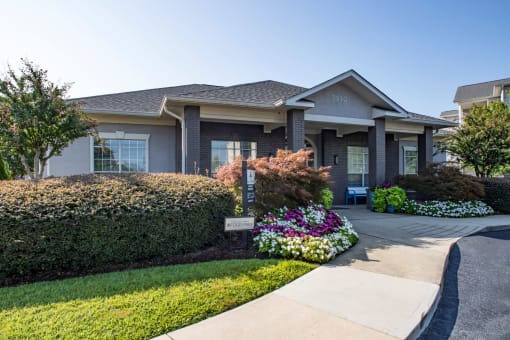 a house with a sidewalk in front of it at The Shallowford, Chattanooga, TN, 37421