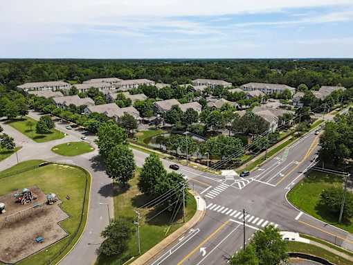 Intersection Aerial View at Trailside at Greenline, Tennessee