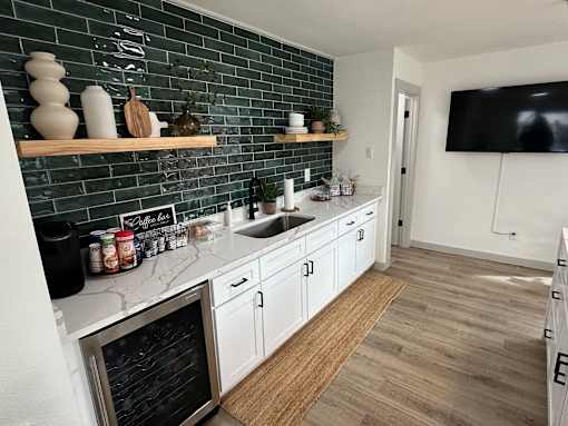Office Kitchen at The Garden District Apartments, Germantown  