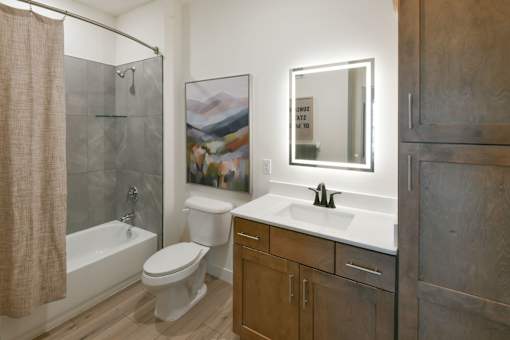 Bathroom at Grays Creek Apartments, Cordova