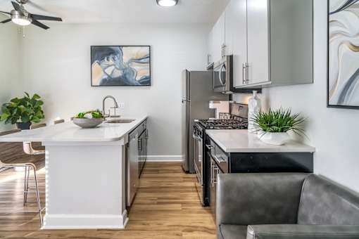 Model Kitchen at Iris Luxury Apartments, Memphis, 38105  