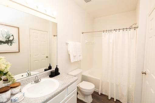 Full Bathroom at Lakeside Villas Apartments, Georgia, 30228