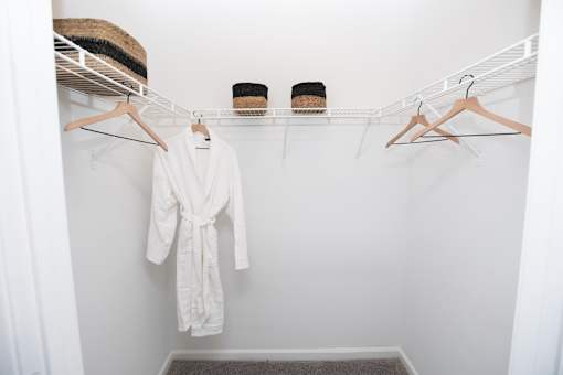 Walk-in Closet at Lakeside Villas Apartments, Hampton, GA, 30228