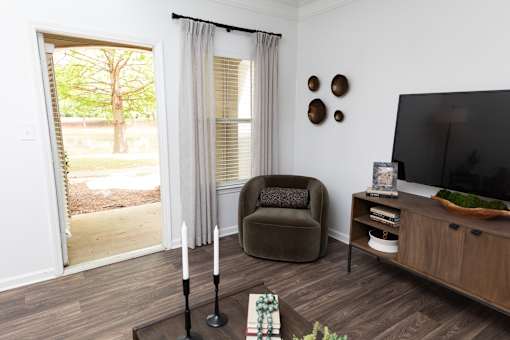 Bright Living Room at Lakeside Villas Apartments, Hampton, GA, 30228