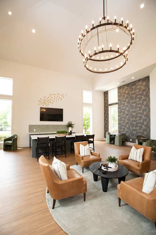Clubroom Seating at Lakeside Villas Apartments, Hampton, GA