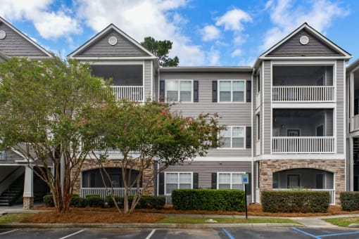 Exterior of apartments