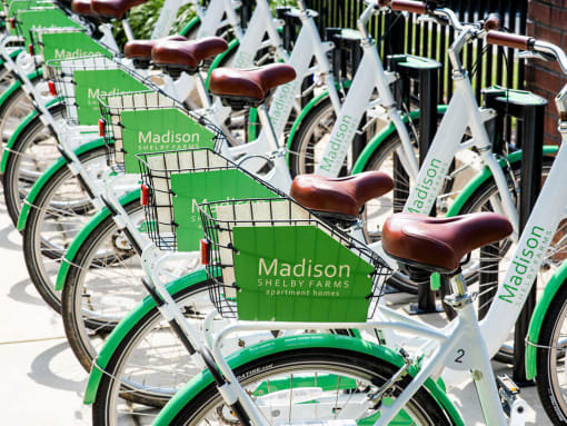 Bike Share at Madison Shelby Farms, Tennessee