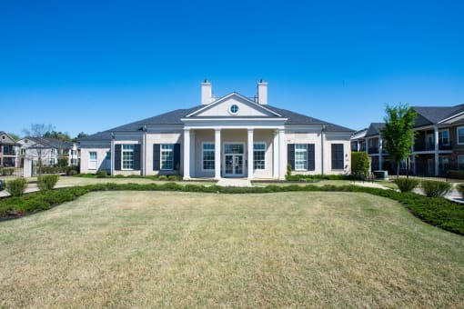 Clubhouse exterior at Meridian Park in Collierville, TN 38017