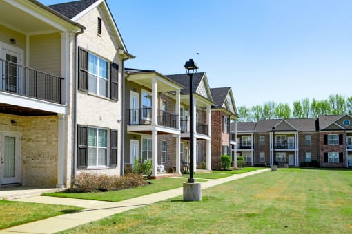 Residential buildings at Meridian Park in Collierville, TN 38017