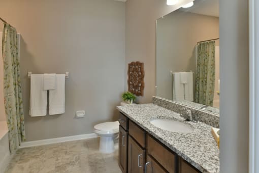 Secondary bathroom at Meridian Park in Collierville, TN 38017