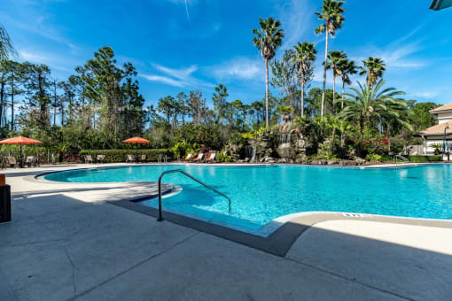 Resident Pool Area at Paradise Island, Florida, 32256