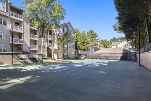 Sports Court area  at Park Summit Apartments in Decatur, GA 30033