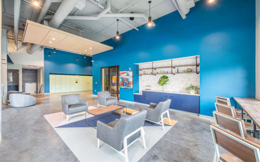 Contemporary Lobby Area at The Baxly, Savannah, 31401