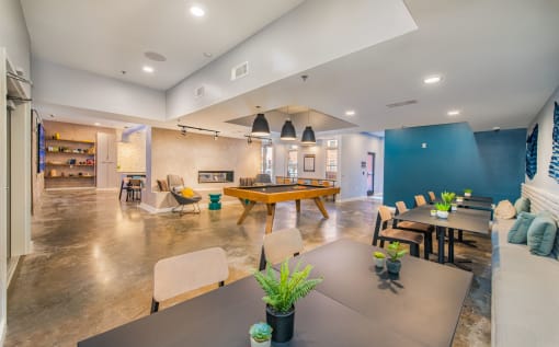 Game Room With Pool Table at The Baxly, Georgia , 31401