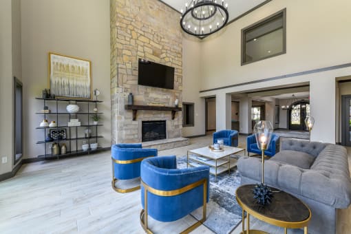 Resident Lounge at The Retreat at Steeplechase, Houston, TX, 77065