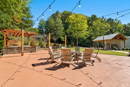 Fire Pit Area at Rise at Signal Mountain, Tennessee, 37405
