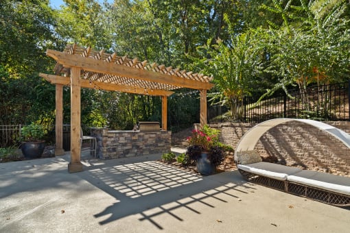 Pool Grilling Area  at Rise at Signal Mountain, Chattanooga, TN, 37405