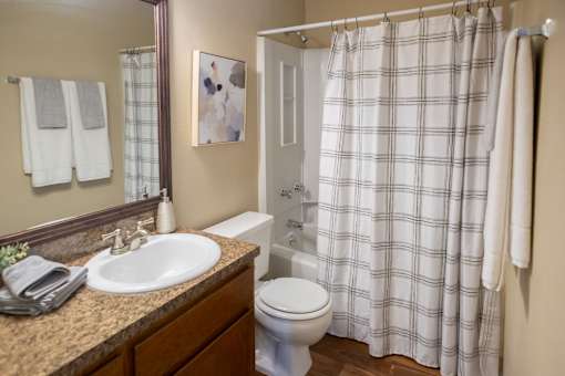 Bathroom with a Sink at Stewarts Ferry Apartments, Nashville, TN, 37214