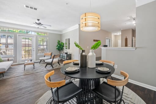 Dining Room at Sugarloaf Crossing Apartments, Lawrenceville, Georgia