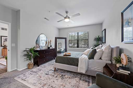 Comfortable Bedroom With Large Window at The Ambrose, Texas, 77040