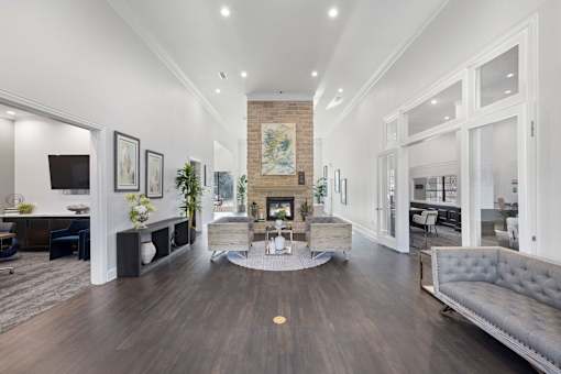 Common Area Hallway at The Ambrose, Houston, TX, 77040