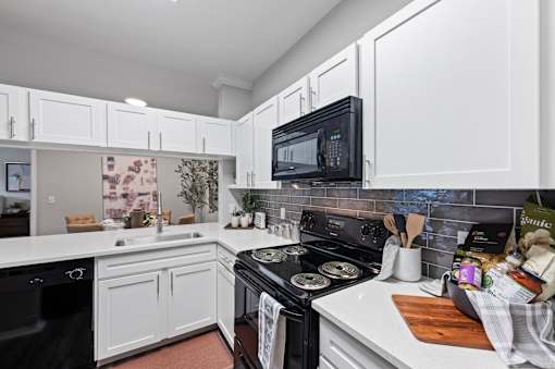 Fully Equipped Kitchen  at The Ambrose, Houston, TX, 77040