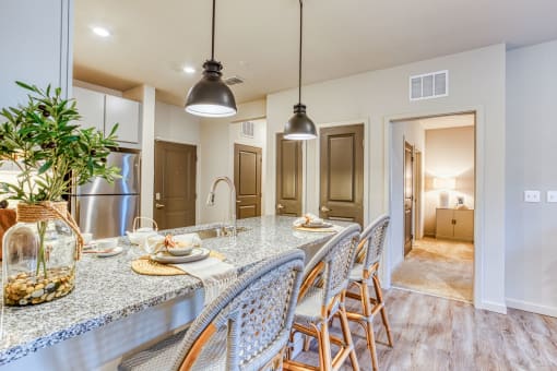 Eat-In Kitchen Table at The Beck at Hidden River, Tampa, FL, Florida