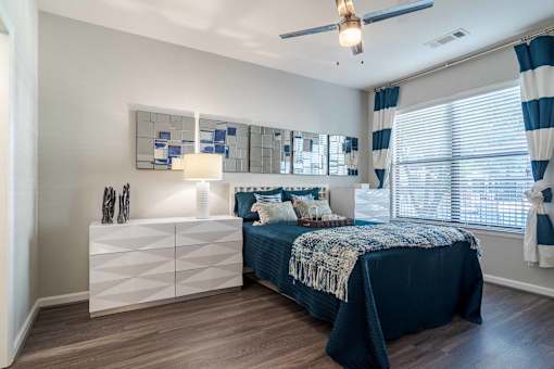 Bedroom Interior at The Ren, Georgia, 30329