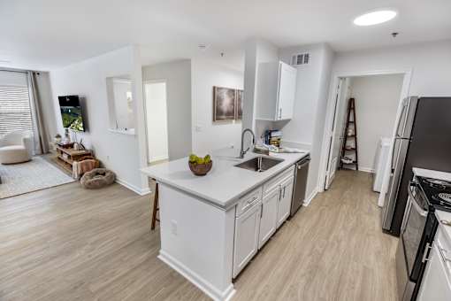 Functional Kitchen at The Dawson Cartersville Apartments, Georgia, 30121