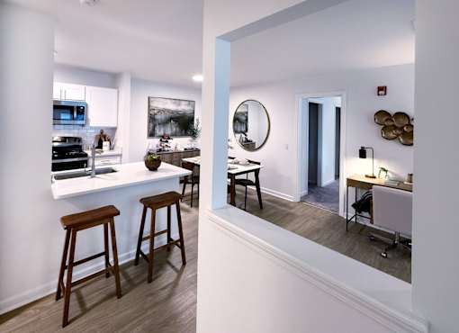 Open Kitchen at The Dawson Cartersville Apartments, Cartersville