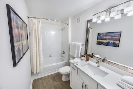 Full Bathroom at The Dawson Cartersville Apartments, Cartersville
