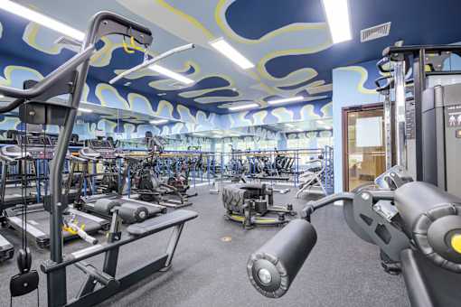 Gym at The Waters at Chenal Apartments, Little Rock, Arkansas