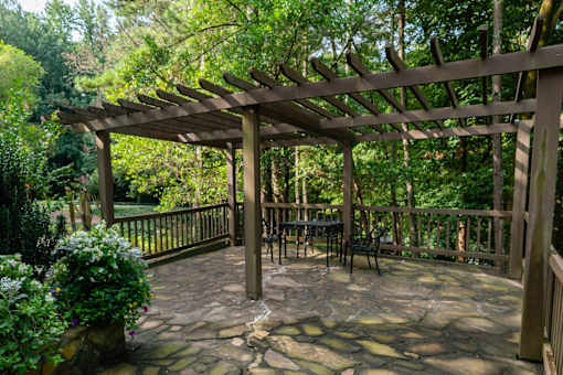 Outdoor Terrace at Villas on Briarcliff, Atlanta, GA, 30329