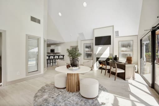 Clubhouse interior at Westbury Mews Apartments in Summerville SC 29485