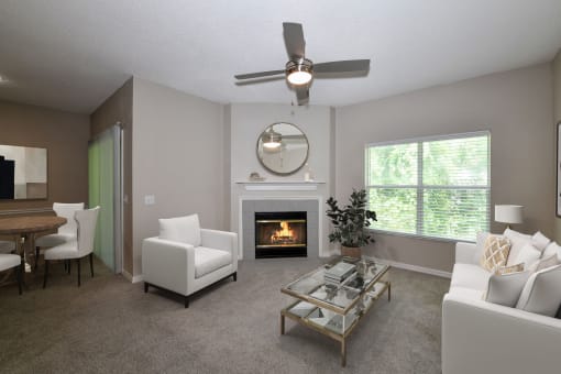 Modern Living Room at Paradise Island, Jacksonville, 32256