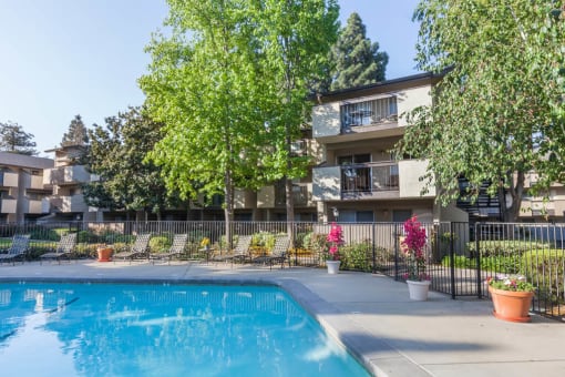 Swimming Pool With Relaxing Sundecks at Carrington Apartments, Fremont